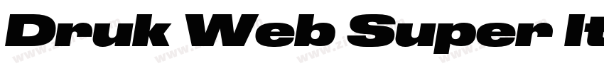Druk Web Super Itali字体转换